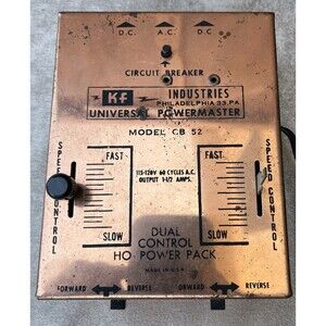 KF Industries Model CB-52 Universal Powermaster HO Railway Speedmaster Not Test